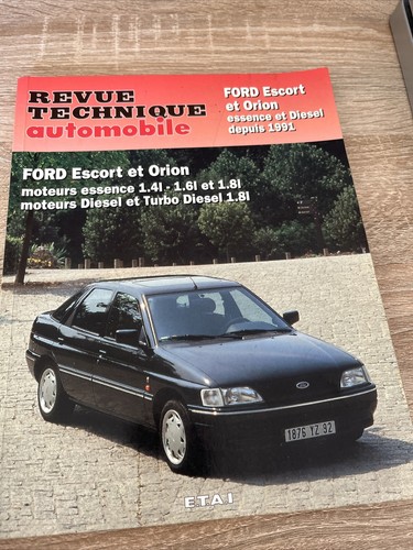 Revue technique ford - technique, escort