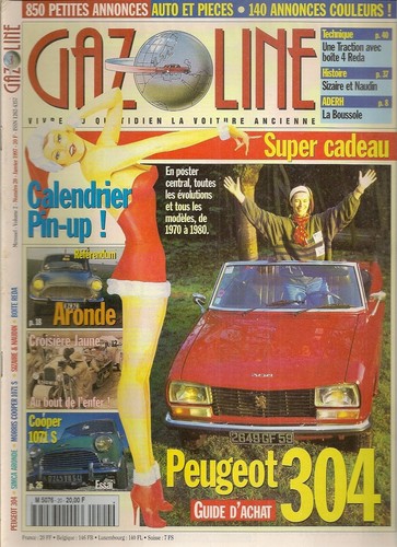 Gazoline peugeot 304 - 20,