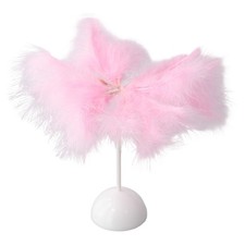 Lampe de table en plumes à la mode pour adolescent maison chambre décoration d