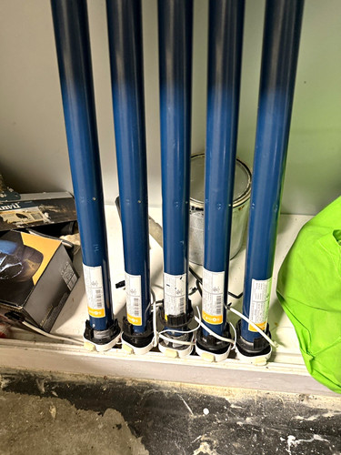 Somfy 404a2 blue - blue, tubular