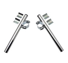 Guidon cyclo bracelet diam 26 / 28mm acier chrome