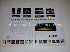 Philips CD Video Player CDV475 ad clippings France 1990s Janet Jackson McGoohan