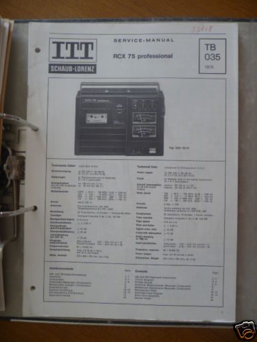 Manuel service itt graetz - manuel,