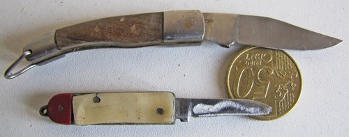 Lot deux mini couteaux - de, de