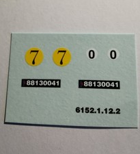 Décalcomanies  SOLIDO /