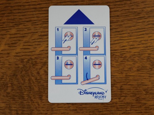 Magnetic hotel key disney - hotel,