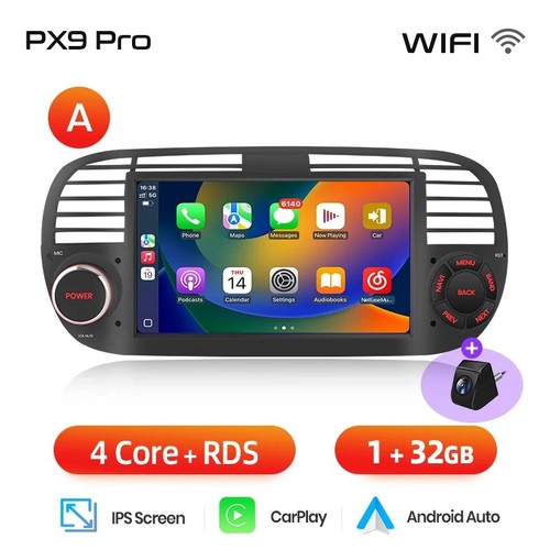 Carplay fiat 500 2007 2015 - carplay,