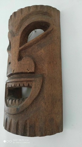 Wooden sculpture papua oceanic - wooden,