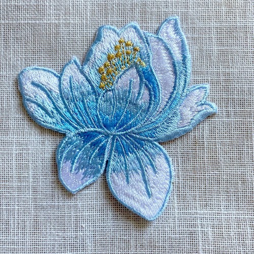 écusson patch fleur lotus - patch,, de