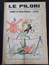 Journal Le Pilori n°207 du 06 avril 1890 revue satirique caricature Blass