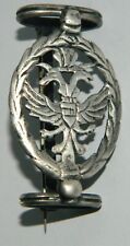broche en argent aigle tête bicéphale XIX°