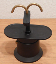 MINI double 2 tasses CAFETIERE ITALIENNE design BIALETTI italie ALUMINIUM noire