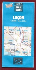 CARTE IGN SERIE BLEUE . 1327 E