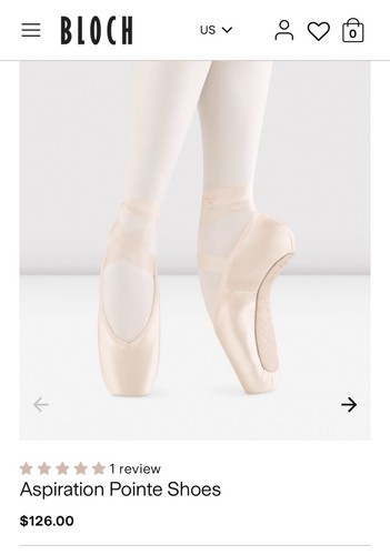 Bloch aspiration pointe - aspiration,