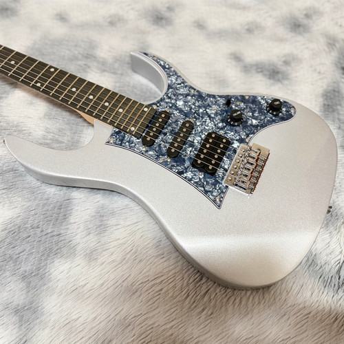 Electric guitar silver - electric,