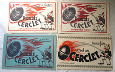 BUVARD - DOUBLE CERCLET - POMPIER - LANCE INCENDIE - ILLUSTRATEUR -