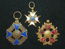 LOT 3 MÉDAILLES BRONZE