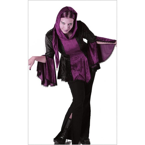 Tunique velours lacets - en, À