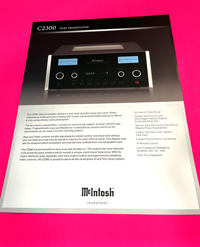 Mcintosh c2300 preamp - c2300,