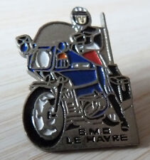 PIN'S MOTO GENDARMERIE MILITAIRE MOTARD BRIGADE MOBILE BMO LE HAVRE