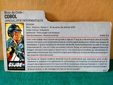 ***GI JOE  COBOL  MAINFRAME