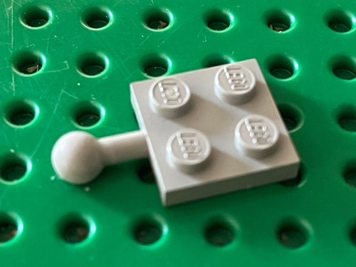 Lego plate oldgray 2x2 with - oldgray,