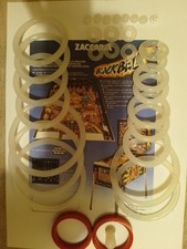 FLIPPER ZACCARIA-BLACKBELT-KIT ELASTIQUE SILLICONE TRANSPARENT-PINBALL RUBBER