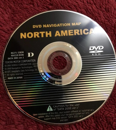 dvd navigation map toyota
