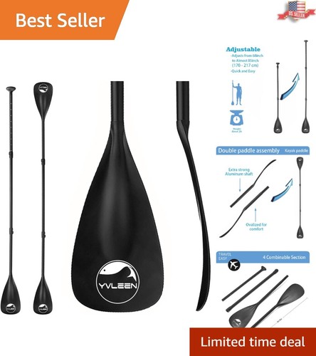 Aluminum piece sup paddle - aluminum,