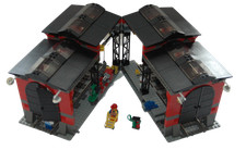 Lego® train 9V RC chemin de fer voie ferrée 10027 station gare locomotive