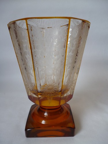 Vase octogonal cristal de - octogonal, en