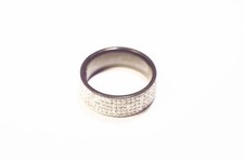 Bague femme blanche strass
