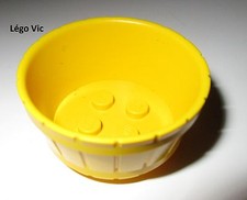 Lego 4424 Barrel Seau Bassine Yellow Jaune du Fabuland 3717 3637 3663 A36