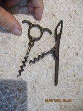 2) Ancien Tire Bouchon Acier