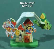 Kinder montable 1997, K97 n 97 carrousel dragon, sans BPZ, adhésifs posés