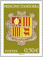 andorra 2023 andorre Escut heraldic armoirie COAT ARMS emblem cow 1v mnh