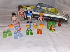 Playmobil Leisure Vedette Familiale Du 4862 Famille Accessoires Mer Bateau