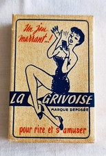 jeu de cartes La Grivoise des années 60 "pour rire et s'amuser"