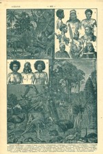 Document ancien Océanie et