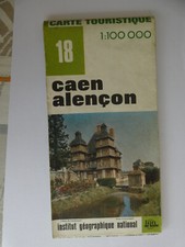 Carte IGN verte 18 caen