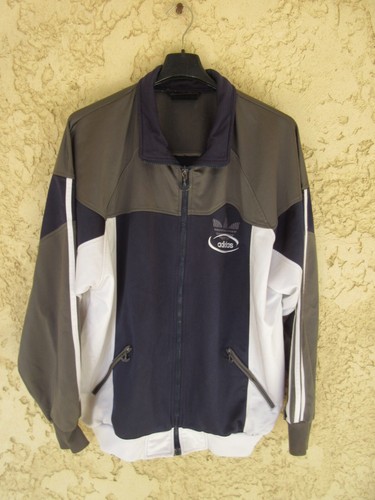 Veste adidas vintage bleu - veste,