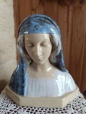 Buste de la vierge céramique