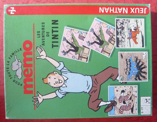 Tintin jeu memo nathan 1994 - memo,