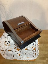 Boîte À Cigarettes À Rideau Volet Bois Vintage 