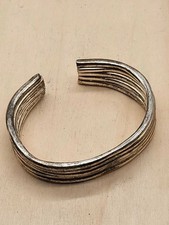 Bracelet manchette en argent