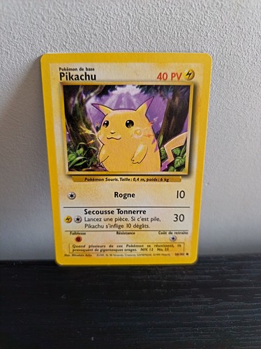 Pikachu 102 base set 1st - 58/102,
