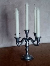 Chandelier XXe en étain style