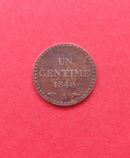 Monnaie 1 centime 1848 A