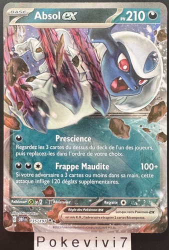 Carte pokemon absol 135 197 - 135/197, ex