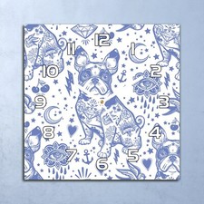 Horloge Murale En Verre 30x30